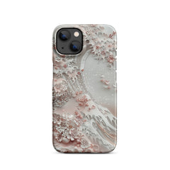 Great Wave White Snap case for iPhone