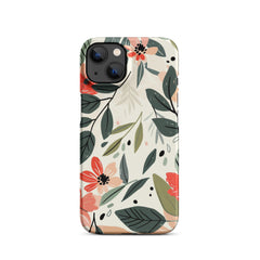 Flower leave Snap case for iPhone