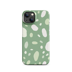 Sprinkle Green Snap case for iPhone