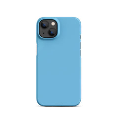 Aqua Blue Snap case for iPhone