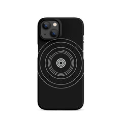 Black Circle Snap case for iPhone