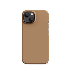 Brown Snap case for iPhone