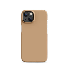 Light Brown Snap case for iPhone