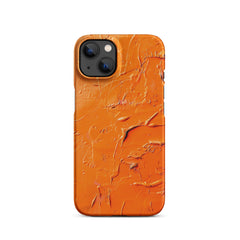 Orange Aastract Snap case for iPhone