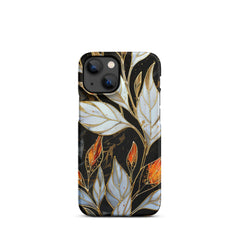 Stained Galss Leaves Snap case for iPhone