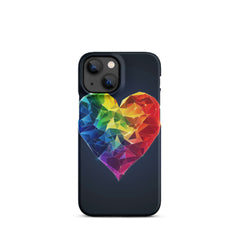 Ranbow Heart Snap case for iPhone