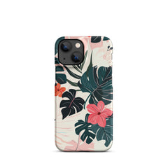 Flower leaves Snap case for iPhone