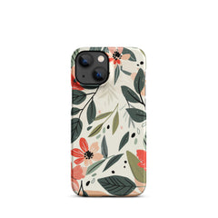 Flower leave Snap case for iPhone