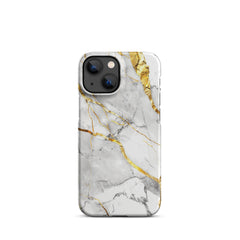 White Marble Snap case for iPhone