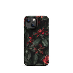 Floral Dark Snap case for iPhone