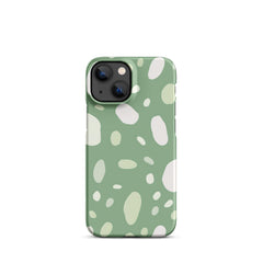 Sprinkle Green Snap case for iPhone