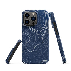 Blue Art Snap case for iPhone