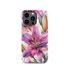 Watercolor Lily Snap case for iPhone