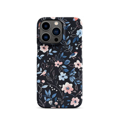 Blue Flowers Snap case for iPhone