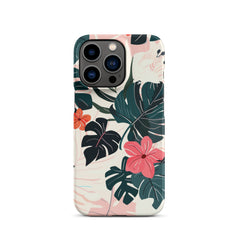 Flower leaves Snap case for iPhone