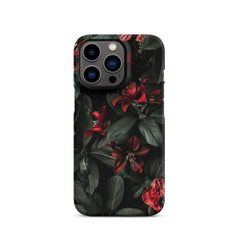 Floral Dark Snap case for iPhone