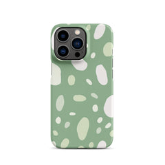 Sprinkle Green Snap case for iPhone