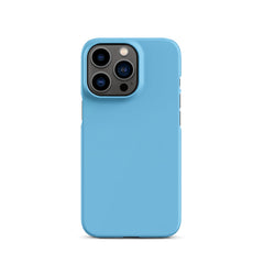 Aqua Blue Snap case for iPhone