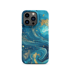 Turquoise Swirl  Snap case for iPhone