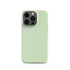 Light Green Snap case for iPhone