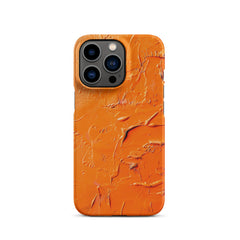 Orange Aastract Snap case for iPhone