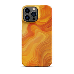 Abstract Yellow Snap Phone  case for iPhone