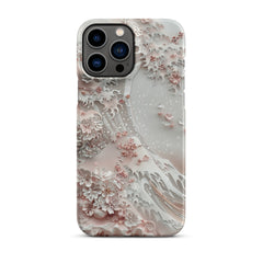 Great Wave White Snap case for iPhone