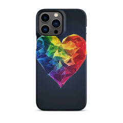 Ranbow Heart Snap case for iPhone