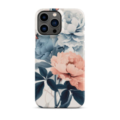 Tricolor Flowers Snap case for iPhone