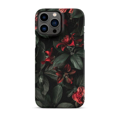 Floral Dark Snap case for iPhone