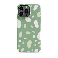 Sprinkle Green Snap case for iPhone