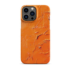 Orange Aastract Snap case for iPhone