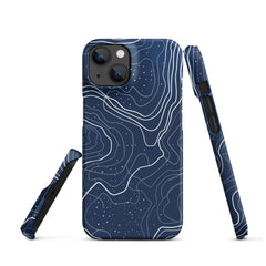 Blue Art Snap case for iPhone