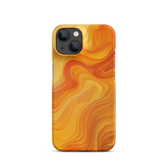 Abstract Yellow Snap Phone  case for iPhone