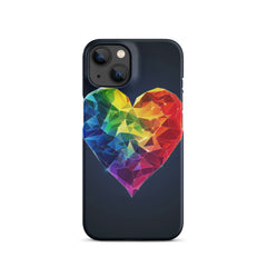 Ranbow Heart Snap case for iPhone