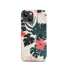 Flower leaves Snap case for iPhone