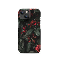 Floral Dark Snap case for iPhone