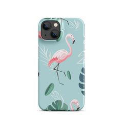 Tropical Flamingo Snap case for iPhone