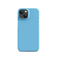 Aqua Blue Snap case for iPhone