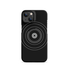 Black Circle Snap case for iPhone