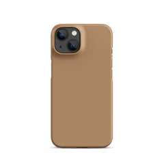 Brown Snap case for iPhone