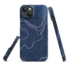 Blue Art Snap case for iPhone