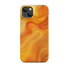 Abstract Yellow Snap Phone  case for iPhone