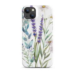 Lavender Snap case for iPhone