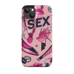 Pink Love Snap case for iPhone