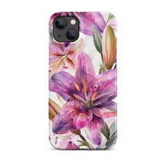 Watercolor Lily Snap case for iPhone