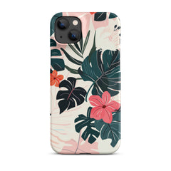 Flower leaves Snap case for iPhone