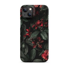 Floral Dark Snap case for iPhone