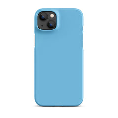 Aqua Blue Snap case for iPhone