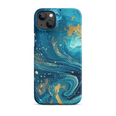 Turquoise Swirl  Snap case for iPhone